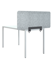 Laden Sie das Bild in den Galerie-Viewer, Akustik Trennwand aus Filz mit stabiler Klemme aus pulverbeschichtetem Metall