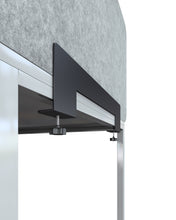 Laden Sie das Bild in den Galerie-Viewer, Akustik Trennwand aus Filz mit stabiler Klemme aus pulverbeschichtetem Metall