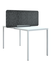 Laden Sie das Bild in den Galerie-Viewer, Akustik Trennwand, wertiger Aufsteller für Schreibtische aus Filz mit stabilem Metallfuß