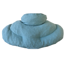 Laden Sie das Bild in den Galerie-Viewer, Nacken Kirschkernkissen mit Schlaufe und Stehkragen - 100% Baumwolle - 4 Farben