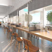 Laden Sie das Bild in den Galerie-Viewer, Trennwand / Spuckschutz PLEXIGLAS klar Aufsteller - Caretec Germany - Plexi, Trennwände