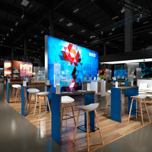 Laden Sie das Bild in den Galerie-Viewer, Thekenaufsteller Trennwand / Spuckschutz PLEXIGLAS klar mit Metallfüßen Weiß (Höhe justierbar) - Caretec Germany - Plexi, Trennwände