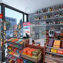 Laden Sie das Bild in den Galerie-Viewer, Thekenaufsteller Trennwand / Spuckschutz PLEXIGLAS klar mit Metallfüßen Weiß (Höhe justierbar) - Caretec Germany - Plexi, Trennwände