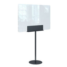 Laden Sie das Bild in den Galerie-Viewer, Trennwand / Spuckschutz PLEXIGLAS klar mit Standfuß - Caretec Germany - Plexi, Trennwände
