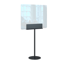 Laden Sie das Bild in den Galerie-Viewer, Trennwand / Spuckschutz PLEXIGLAS klar mit Standfuß - Caretec Germany - Plexi, Trennwände
