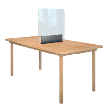 Laden Sie das Bild in den Galerie-Viewer, Trennwand / Spuckschutz PLEXIGLAS klar Aufsteller - Caretec Germany - Plexi, Trennwände