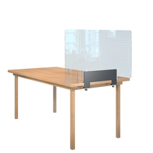 Laden Sie das Bild in den Galerie-Viewer, Trennwand / Spuckschutz PLEXIGLAS klar mit Tischklemme - Caretec Germany - Plexi, Trennwände