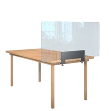 Laden Sie das Bild in den Galerie-Viewer, Trennwand / Spuckschutz PLEXIGLAS klar mit Tischklemme - Caretec Germany - Plexi, Trennwände