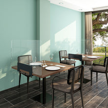 Laden Sie das Bild in den Galerie-Viewer, Trennwand / Spuckschutz PLEXIGLAS klar mit Tischklemme - Caretec Germany - Plexi, Trennwände