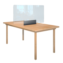 Laden Sie das Bild in den Galerie-Viewer, Trennwand / Spuckschutz PLEXIGLAS klar Aufsteller - Caretec Germany - Plexi, Trennwände