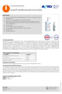 3x 250 ml Desinfektionsmittel Hand & Haut, wirksam gegen behüllte Viren - Caretec Germany - Desinfektionsmittel (Hände)