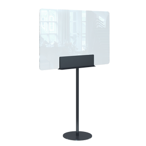 Trennwand / Spuckschutz PLEXIGLAS klar mit Standfuß - Caretec Germany - Plexi, Trennwände