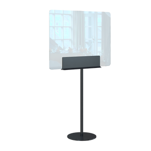 Trennwand / Spuckschutz PLEXIGLAS klar mit Standfuß - Caretec Germany - Plexi, Trennwände